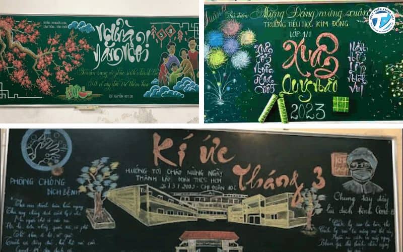 Hình ảnh các mẫu trang trí bảng lớp học theo chủ đề phổ biến nhất 