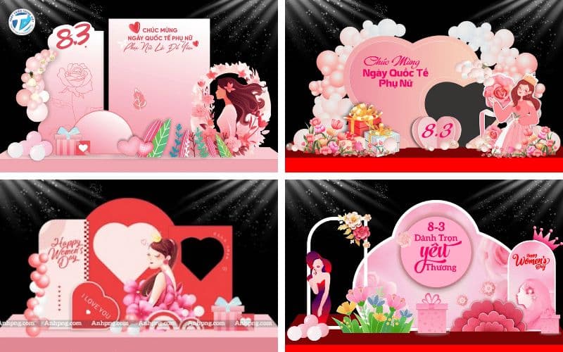 Hình ảnh ứng dụng banner 8-3 png trong thiết kế đa lớp 