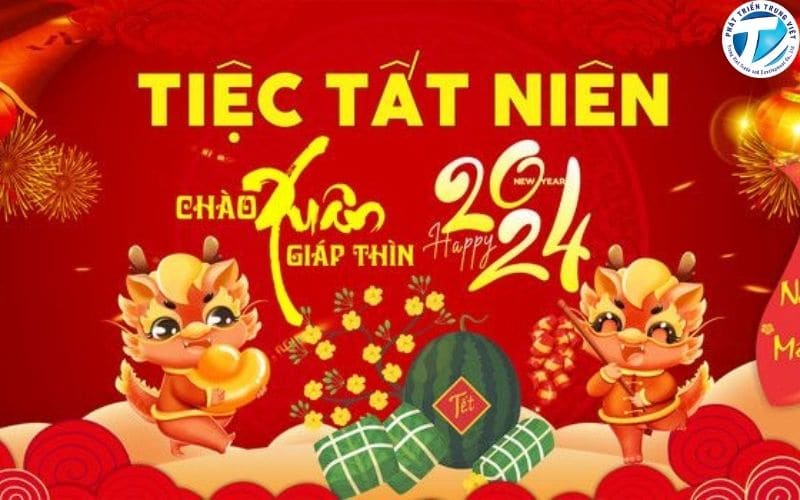 Băng rôn Chúc mừng năm mới truyền thống