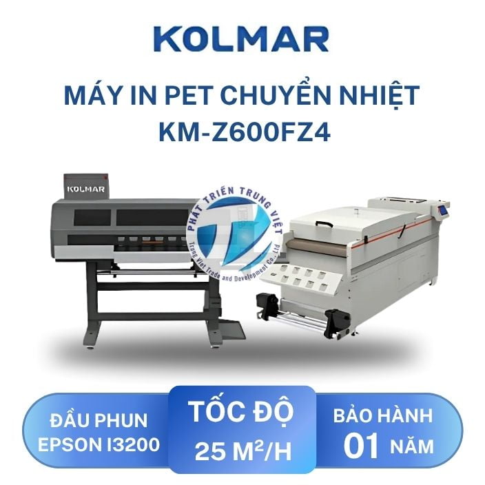 Máy In Pet Chuyển Nhiệt KM-Z600FZ4